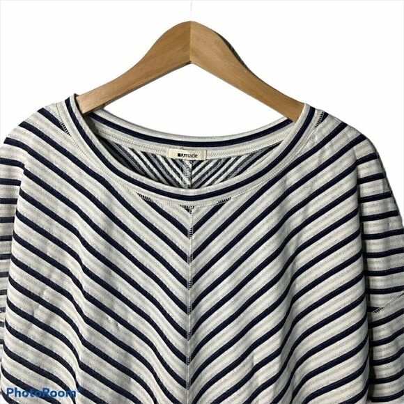 LA made navy striped long sleeve top, NWOT - Picture 3 of 11